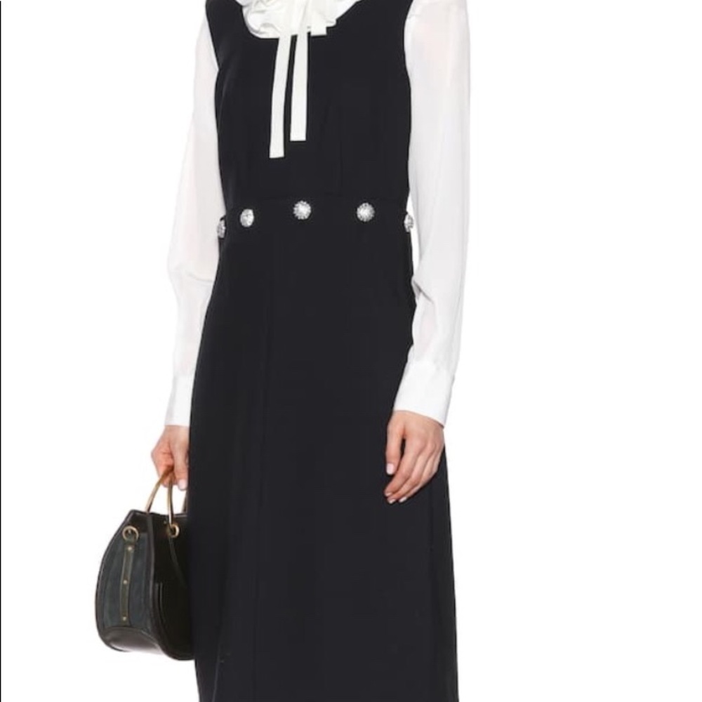 Tory Burch Fremont Stone Embellished-Waist dress - Picture 7 of 7